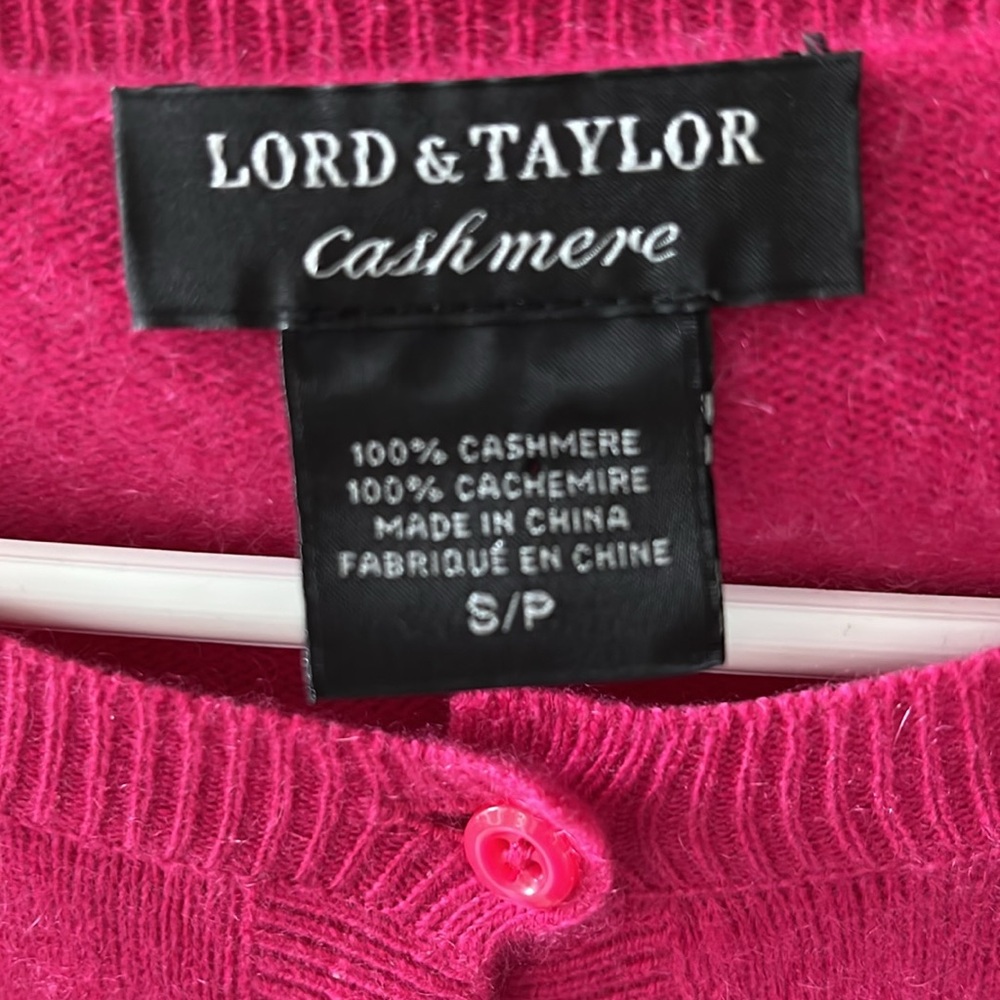 CASHMERE cardigan button down - Picture 3 of 4